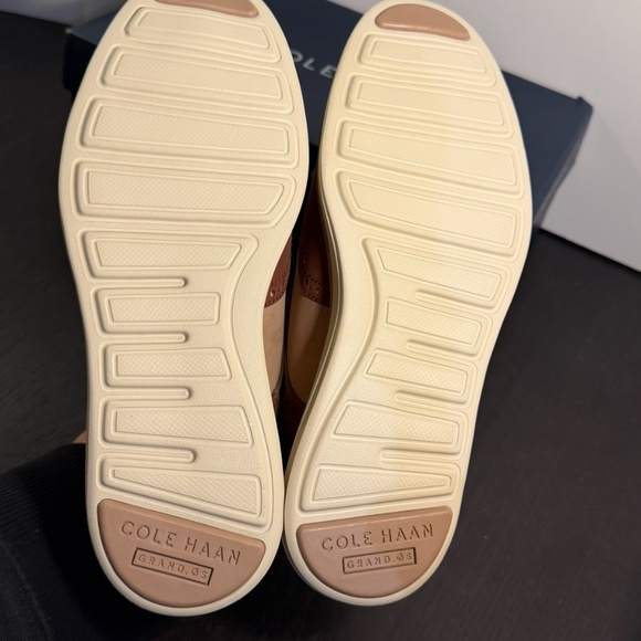 Cole Haan Original Grand Shortwing Oxford Shoes Dark Cuoio/Ivory Mens 7M main image 15